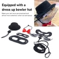 thumbnail image 4 of Bearded Dragon Hat Bow Tie Collar, Hat And Bow Tie Set For Bearded Dragon Collar Bearded Dragon  And Bow Tie Collar Bearded Dragon Hat And Necktie Collar Bowler Hat And Bow, 4 of 8