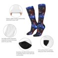 thumbnail image 4 of Saiise Mario A Funny Socks Men Women Boys Kids Adults Novelty Graphic Crew Tube Socks Crazy Design Casual Dress Socks for Sports,Running,Travel, 4 of 7