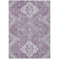 thumbnail image 2 of Addison Rugs Chantille Indoor/Outdoor Traditional Medallions Lavender Washable Rectangle Rug, 2'6" x 3'10", 2 of 6