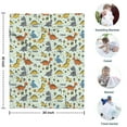 thumbnail image 4 of LightColor Dinosaurs Name Pattern Blanket,Comfortable Soft Lamb Wool Throw Blanket,All Season,Warm Lightweight Blankets for Sofa Bed Couch Living Room Chair,30"x40", 4 of 4