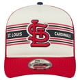 thumbnail image 2 of Men's New Era Cream/Red St. Louis Cardinals Banner A-Frame 9FIFTY Trucker Snapback Hat, 2 of 5