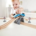 thumbnail image 5 of Hape: Passenger Train Set - Figure 8 Track Railway Set, Wooden Toy, 2 Magnetic Linking Trains, 2 Posable Figures & Accessories, Kids Ages 3+, 5 of 6