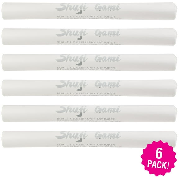 Origami Paper Washi Roll 18"X30', Multipack of 6