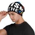 thumbnail image 3 of Gaeub I Love With Autism To The Moon And Back Print Beanie Hats for Men Women,Winter Caps,Knit Cuffed Beanie,Cuffed Cap,Great for Winter Activities, 3 of 7