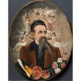 thumbnail image 3 of Church, Henry 15x18 Black Modern Framed Museum Art Print Titled - Self Portrait with Five Muses, 3 of 5