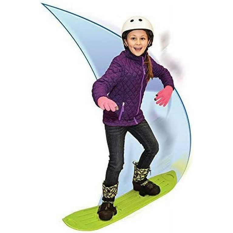 vintage child's size skis, red plastic mini-ski set w/ poles, winter sport  toy