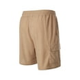 thumbnail image 6 of Biezeib Men Summer Casual Loose Shorts, Fashion Solid Color Short Pants, Drawstring Elastic Waist Athletic Shorts with Pockets, 6 of 6