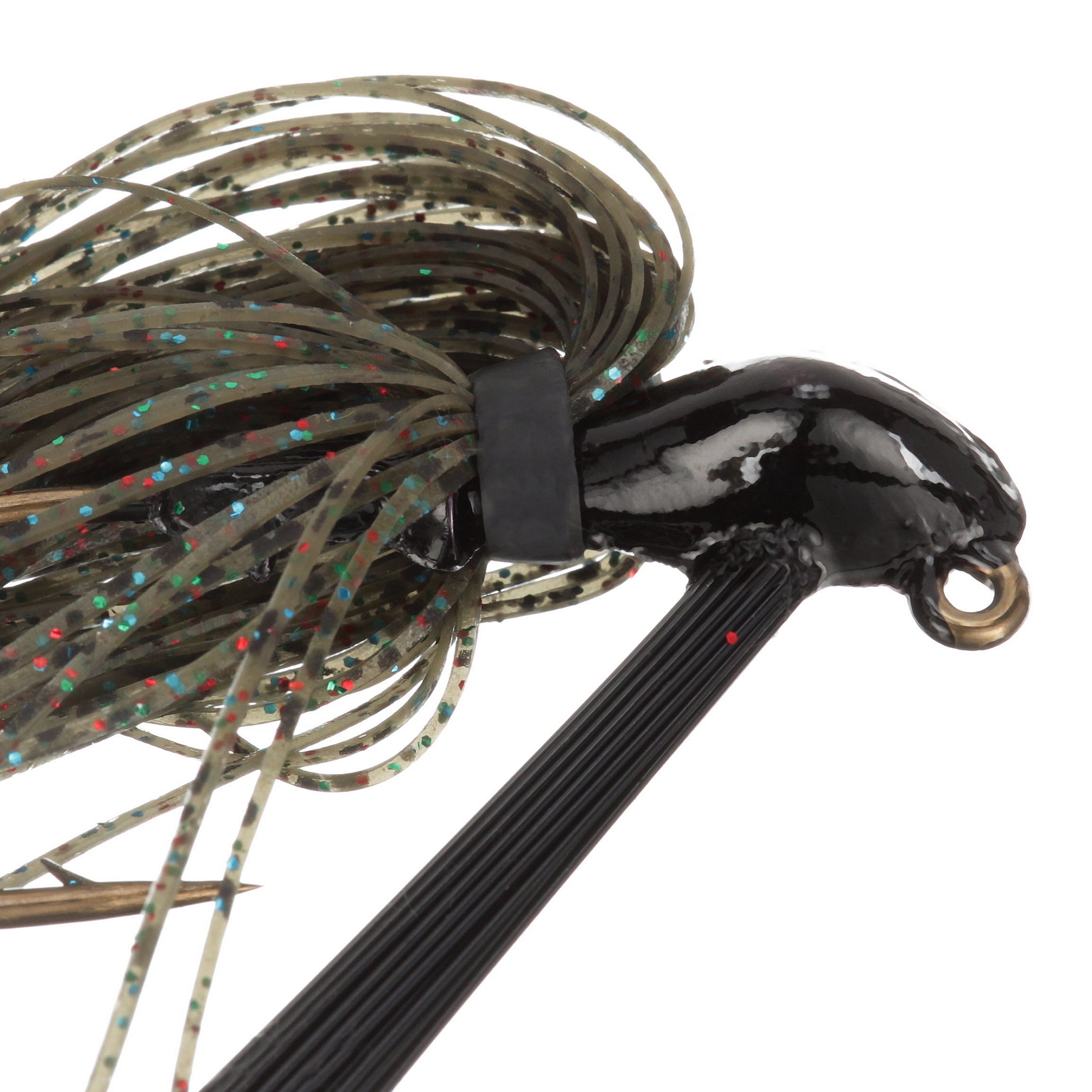 (3 pack) Arkie Lures Rattle Band Bass Jig, 3/8 oz, Blue Gill, RBJ-38-26