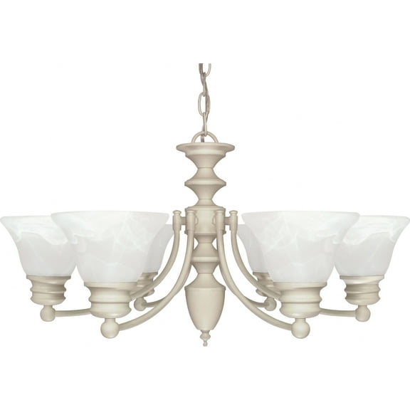 60/359 Nuvo Lighting Empire-Six Light Chandelier-26 Inches Wide by 14 Inches High     -Traditional Installation