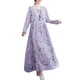 thumbnail image 1 of Vestido vintage de mujer de manga larga estampado de gran tamaño boho casual vestido de vacaciones Tomshoo Vestido, 1 of 2