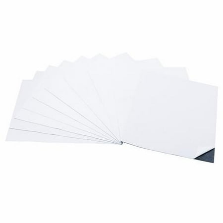Stick Magnet - totalElement 8 x 10 Inch Strong Flexible Self-Adhesive Magnetic Sheets Peel & Stick Refrigerator Magnet Sheets (10 Pieces)