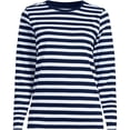 thumbnail image 3 of Lands' End Supima Cotton Long Sleeve Crewneck T-Shirt, 3 of 3