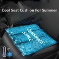 thumbnail image 2 of Cojín de asiento de seda de hielo universal transpirable de verano Cojín de asiento ventilado Gel refrigerado por agua Accesorio interior de coche fresco, 2 of 5