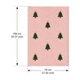 thumbnail image 3 of LEFXSMR Christmas Blanket Knee Thigh Xmas Tree Flannel Throw Blanket for Couch Chritsmas Decorations for Winter Holiday Gift, 39.37*27.56", 3 of 6