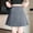 Dark Gray, variant on PBFRDSJ Pleated Tennis Skirts for Womens Y2K Elastic Waist Uniform Skater Plus Size A-Line Casual Golf Athletic Skirt