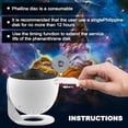 thumbnail image 5 of Planetarium Galaxy Star Projector, 12 In 1 Rotating Nebula Projector with Lighted Solar System for Kids, Suitable for Bedroom Room Atmosphere Decoration, White, 5 of 12