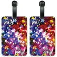 thumbnail image 1 of Party - Luggage ID Tags / Suitcase Identification Cards - Set of 2, 1 of 5