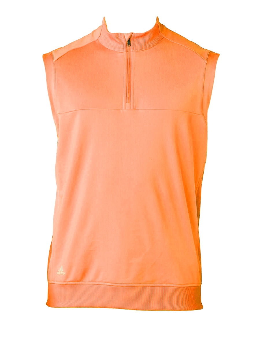 Zip Club Vest Orange Pullover 