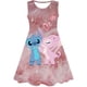 thumbnail image 2 of 2023 año Disney Stitch dibujos animados 3D estampado niñas Stitch lindo vestido fiesta de cumpleaños princesa Navidad vestido apto para niñas tamaño 6M-140T10T Gao Jinjia LED, 2 of 2