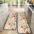 thumbnail image 4 of Kitchen Rugs Sets Of 2,Red Mushroom Rainbow Light Pattern Anti Fatigue Kitchen Mat Rugs Non Slip Washable,Decorative Kitchen Floor Mats for Kitchen,Sink,Laundry,17"x47"+17"x47", 4 of 5