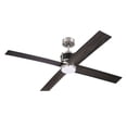 thumbnail image 2 of GRG56BNKFB4 Craftmade Lighting Gregory - 4 Blade Ceiling Fan with Light Kit-16.1 Inches Tall and 56 Inches Wide-Brushed Polished Nickel/Flat Black, 2 of 19