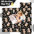 thumbnail image 4 of Highland Cow and Girl Print Teens Toddler Nap Mat with Pillow, Sleeping Mat Bag for Preschool Daycare 50"x20", 4 of 6