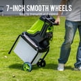 thumbnail image 6 of Steelite Heavy-Duty Electric Wood Chipper Shredder,120V 15-Amp Corded Leaf Mulcher with 50L Collection Bin, 1.75 Inch Cutting Diameter,Wood Chippers, Shredders, & Mulchers, 6 of 10