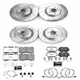 thumbnail image 3 of PowerStop Front and Rear Z36 Truck & Tow Carbon-Fiber Ceramic Brake Pad and Drilled and Slotted Rotor Kit Fits: LAND ROVER Select Models K8513-36, 3 of 9