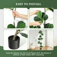 thumbnail image 6 of Artificial Fiddle Leaf Fig Tree - 7FT Fake Plant with Black Nursery Planter, Large Floor Plants for Home or Office Decor - Artificial Plants Indoor Outdoor,Housewarming Gift, 6 of 6