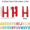 thumbnail image 4 of 52 piezas de dijes de letras A-Z, cuentas de aleación de metal, colgantes del alfabeto, dijes de letras iniciales pintadas con aerosol, 4 of 8
