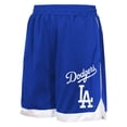 thumbnail image 2 of Youth Outerstuff  Royal Los Angeles Dodgers Big League All Star Fashion Shorts, 2 of 3