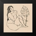 thumbnail image 2 of Popp, Grace 15x15 Black Modern Framed Museum Art Print Titled - Femme Figure III, 2 of 5