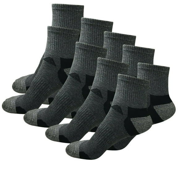 B&Q Lot 3-12 Pairs Mens Mid Cut Ankle Quarter Athletic Breathable Sport Cotton Socks 6-12