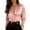 Pink, variant on Wensltd Womens Solid Color Satin Blouses Long Sleeve Basic Tops Casual Outfits Fashion Spring Fall Dressy Work Shirts