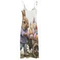 thumbnail image 5 of Easter Bunnies Rabbits Sleeveless Dress for Women Clothing Female Women's Summer Skirt, 5 of 7