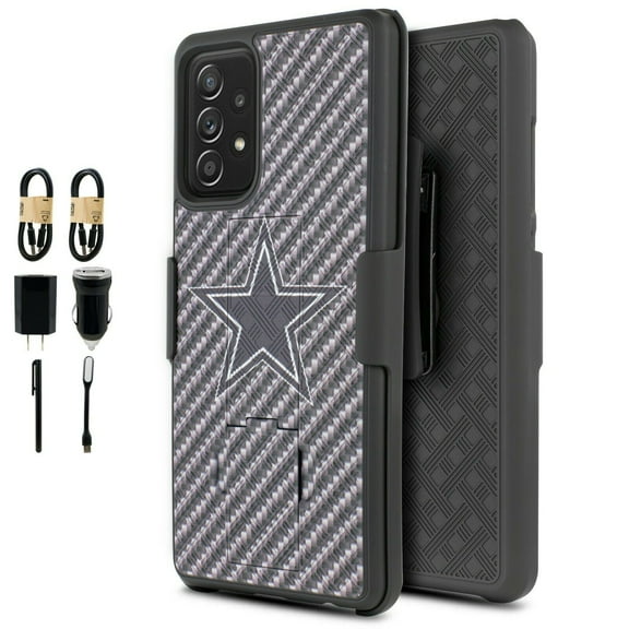 Value Pack ! for Samsung Galaxy A72 5G with Tempered Glass Slim Shell Phone Case 360° Cover Clip Kickstand Holster Hybrid Shock Bumper