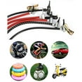 thumbnail image 3 of Bicycle Bike Air Pump Extension Tube Pump Hose Air Pump Connector Accessories red, 3 of 10