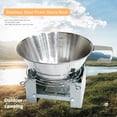 thumbnail image 4 of Camping Utensils High Temperature Resistant Comfortable Grip Durable Stainless Steel Sierra Bowl, 4 of 5