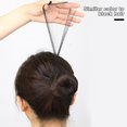 thumbnail image 5 of Hair Nets Invisible Elastic Edge Mesh and U Shaped Pins Set, 20Pcs Individual Package Hair Nets for Buns 20Pcs U Shaped Hair Pins for Ballet Bun, Dance, Sleeping, Women, 5 of 12