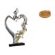 thumbnail image 1 of Estatua de pareja,Figura de pareja besándose,regalo de boda moderno,Cestas de almacenamiento,Cestas de almacenamiento de cocina tejidas con asas hechas a mano,Cestas de pan redondas Bandejas, 1 of 8