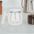 thumbnail image 6 of Fiocias Automatic Stirring Cup Electric Mixer Mug 400ml Powerful High Speed Multipurpose White, 6 of 9