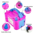 thumbnail image 4 of Techshare 600W Dual Nozzle Electric Balloon Pump with 2 Inflator Tips, Red, 8" x 5" x 6", 4 of 6