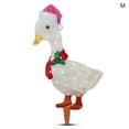 thumbnail image 4 of Navidad Iluminada Ornamento Bufanda Resina Artificial Escultura Decoración Césped Corredor Decoración Decoración Holiday Party Prop Craft Regalo L Methold HA010003-01B, 4 of 6
