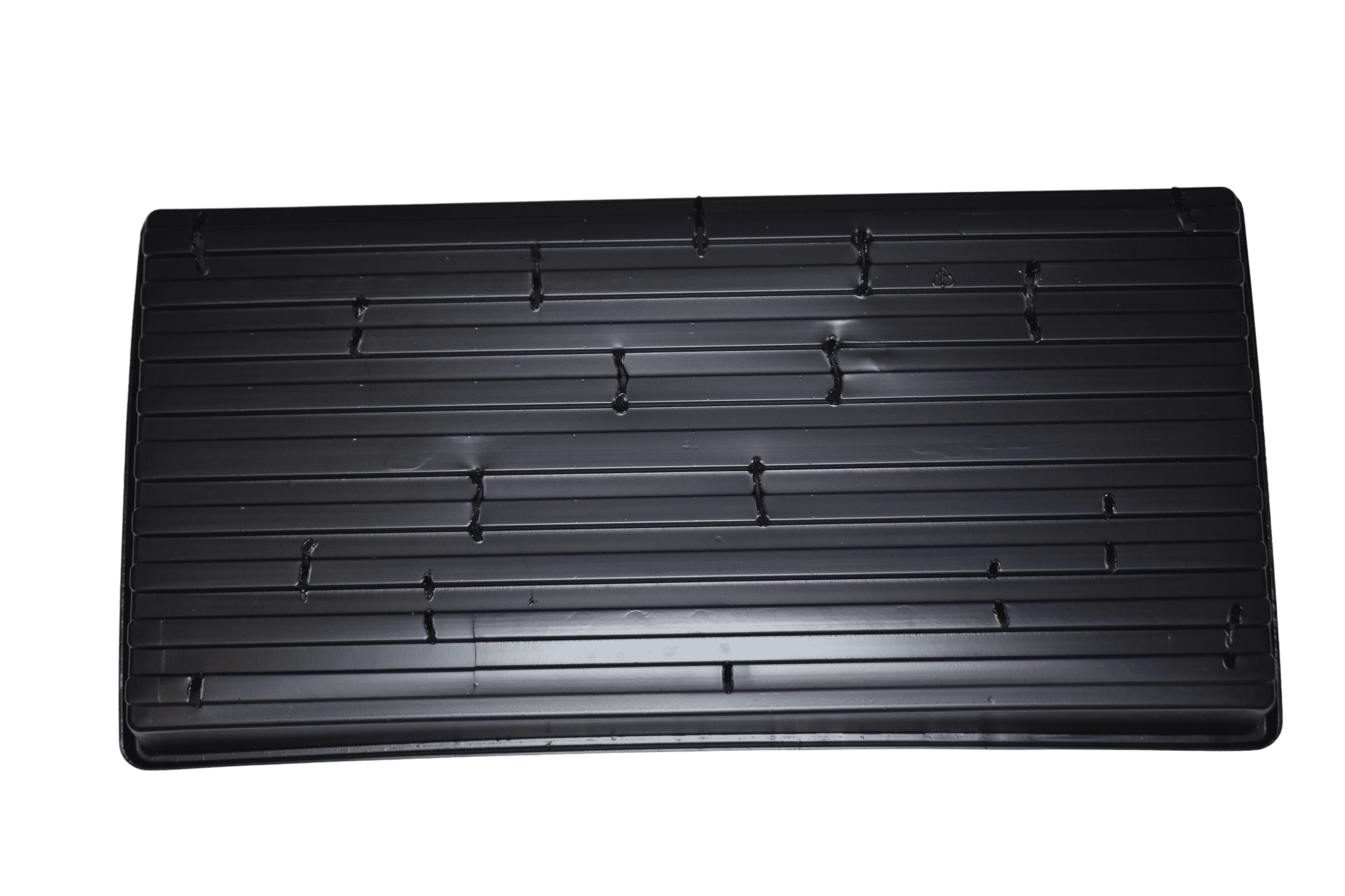 Landmark Black Plastic Seed Starting Trays with Drainage Holes - Set of 10