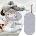 thumbnail image 1 of EGNMCR Baby Simulation Silk Printed Bed Sheet Baby Crib Bed Sheet And Skin Friendly Newborn Crib Mattress Cover Mattress cover, 1 of 5