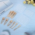 thumbnail image 3 of Hair Barrettes Silicone Molds, Hair Pin Casting , 3 Sizes And Styles Rectangular Tear-resistant DIY Lovers For Jewelry-makers Girls Jewelry-Lovers 3 Molds + 3 Metal Hairpin, 3 of 8