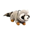 thumbnail image 4 of Juguete de peluche de mapache, lindo y cómodo, de dibujos animados, para decoración de habitación de niños, mapache coleccionable Gris, 4 of 9