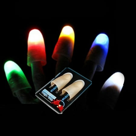 1 Creative Magic Thumb Tip LED Light Magic Trick Lights for Dance Party Props - Blue/Green/Red Blue | Walmart Canada
