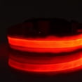 thumbnail image 3 of Collar de perro LED, collar de perro emisor de luz recargable por USB, collar ajustable para mascotas de TPU,, 3 of 5