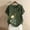 Army Green, variant on Blczomt Short Sleeve Tops for Women Trendy Summer Dressy Casual Shirt Crew Neck Green Floral Spring Blouses for Women 2025